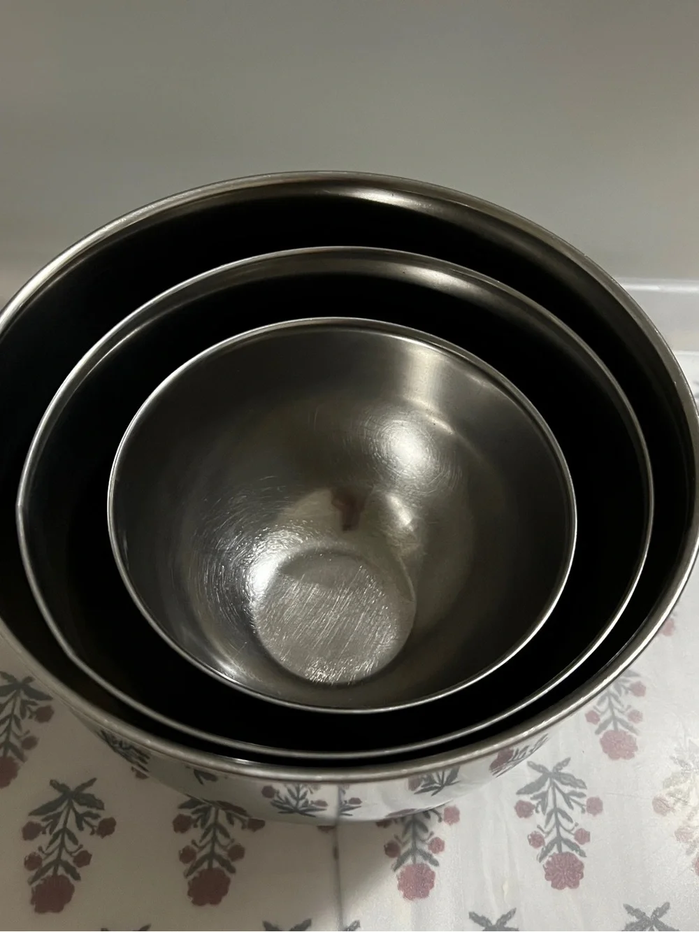 Vintage Revere Ware Stainless Steel Mixing Bowl Set (set of 3)